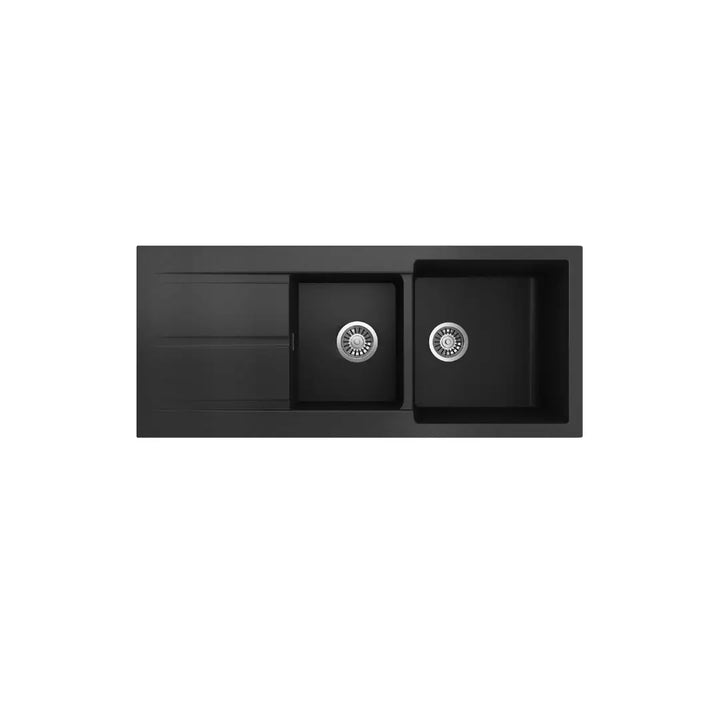 Oros 1160 Arqstone Sink Black or White with overflow Seima
