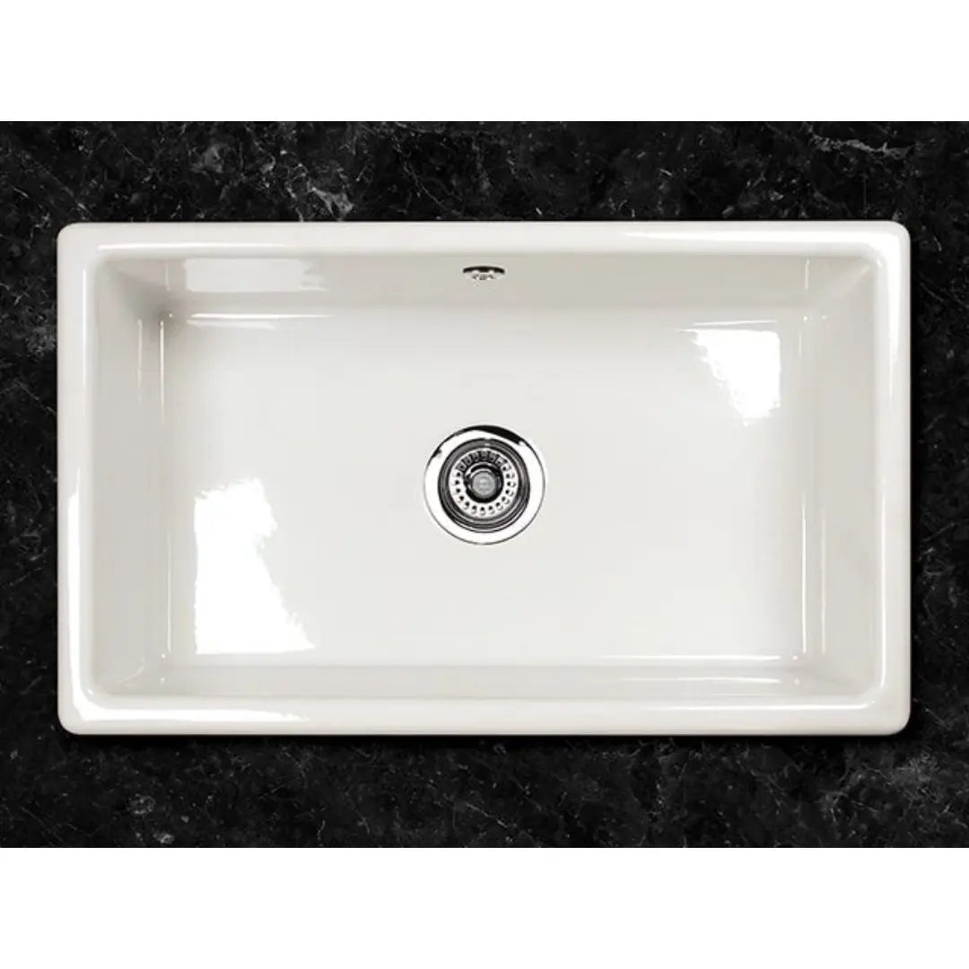 Shaws Inset 600 Fireclay Sink with overflow Shaws Sinks