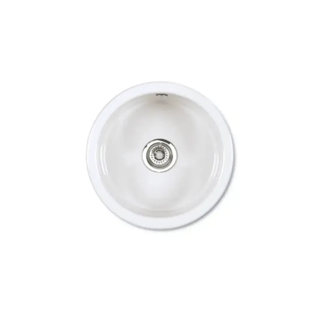 Shaws Round Fireclay Sink with overflow Shaws Sinks