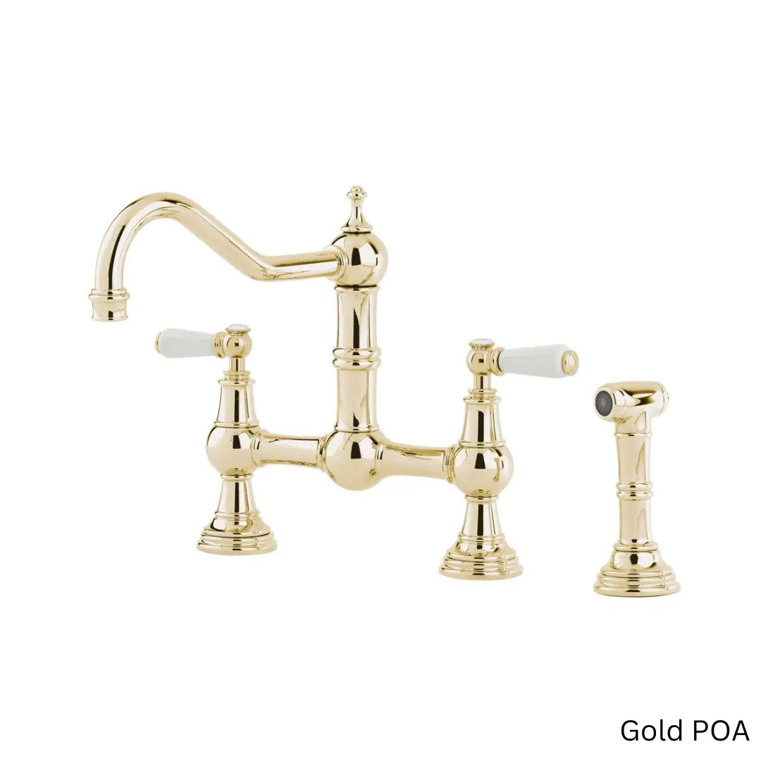 Hambleton Kitchen Mixer with Spray Rinse Perrin &amp; Rowe