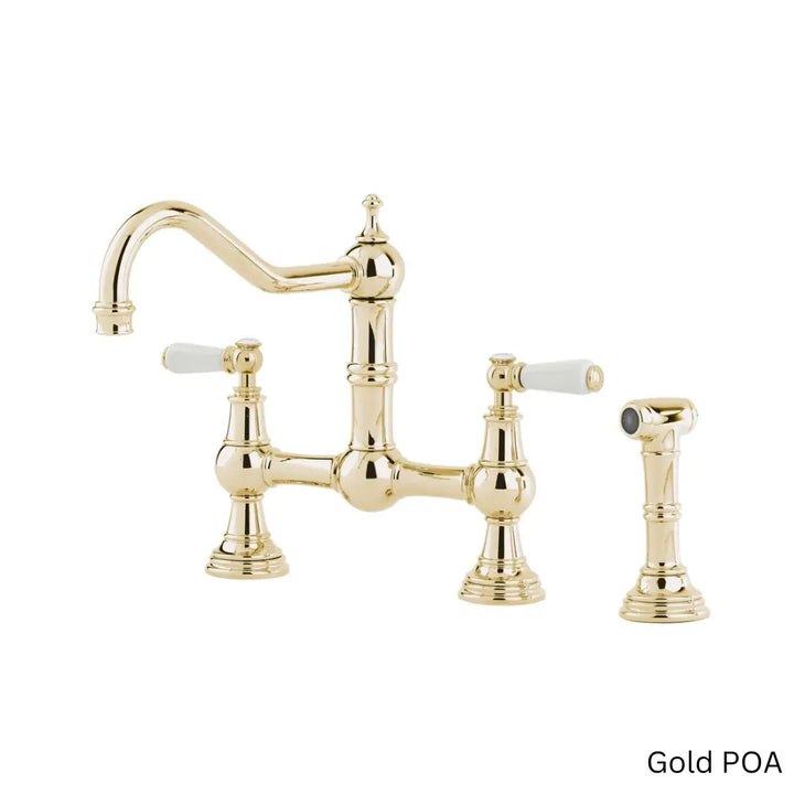 Hambleton Kitchen Mixer with Spray Rinse Perrin &amp; Rowe