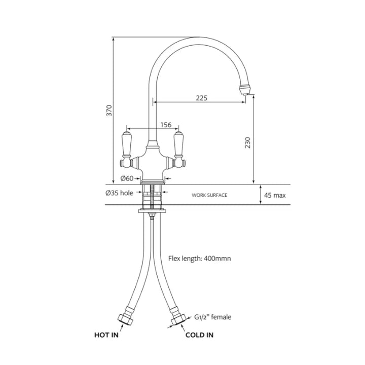 Ribble Kitchen Mixer Perrin &amp; Rowe