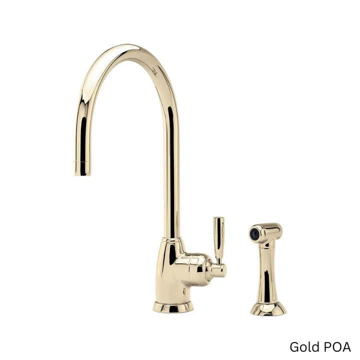 Roeburn Kitchen Mixer with Spray Rinse Perrin &amp; Rowe