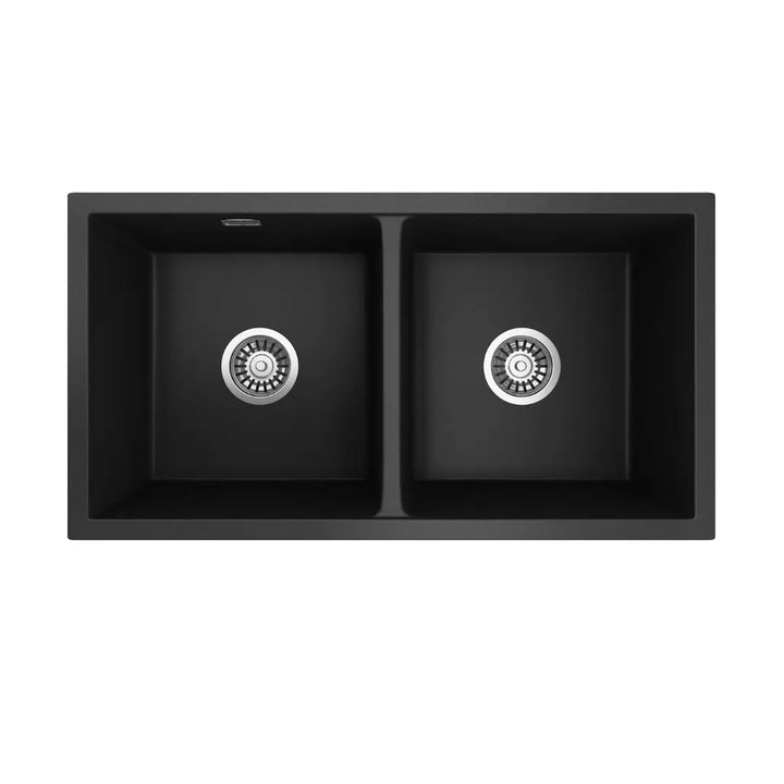 OROS 820 black sink with overflow Seima