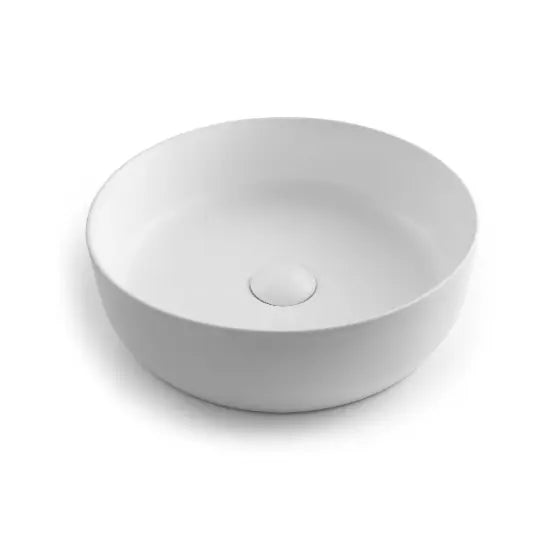 AURORA 385 white silk Ceramic basin Seima