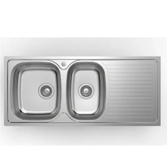 Daku 1080 One & 3/4 Bowl and Drainer Care Sink Vellano