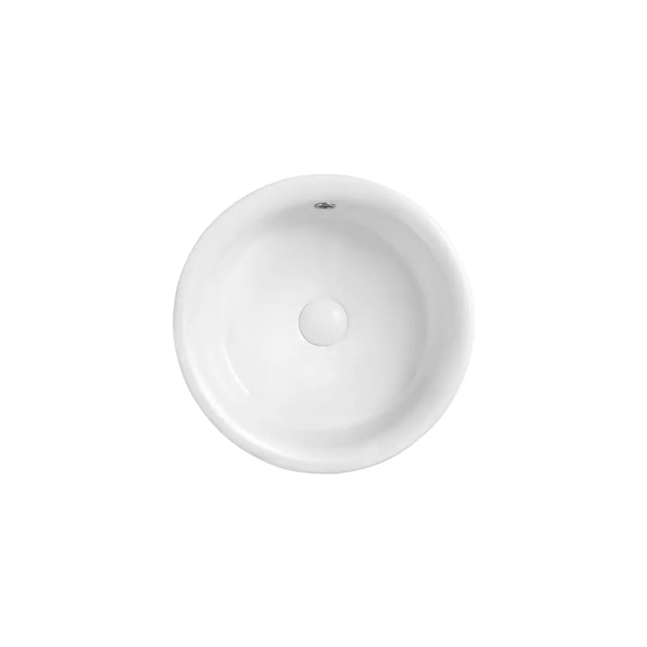 Syros 012 Ceramic above counter basin with overflow seima