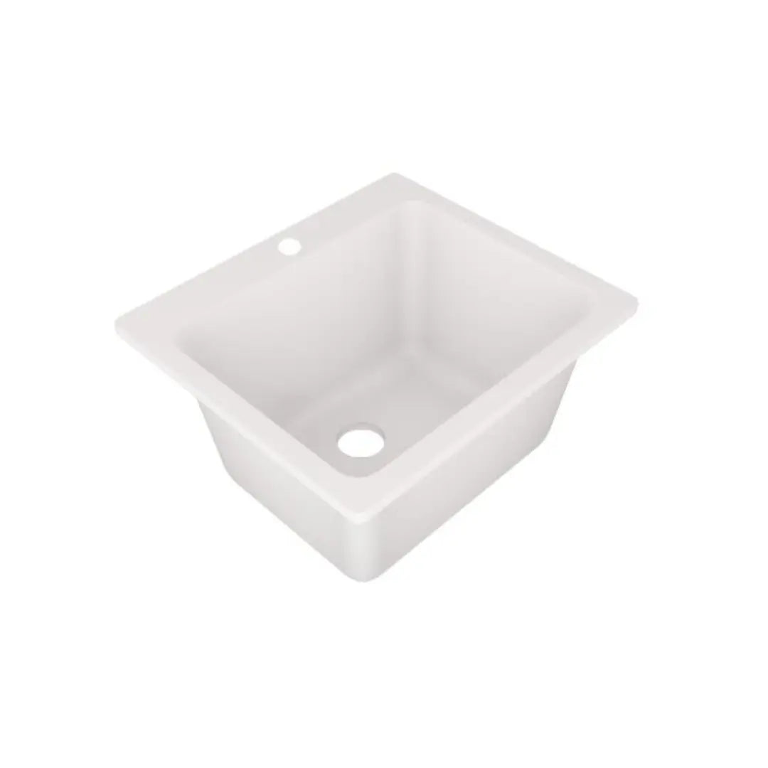 Muccia 64L Utility Sink White 1TH Vellano