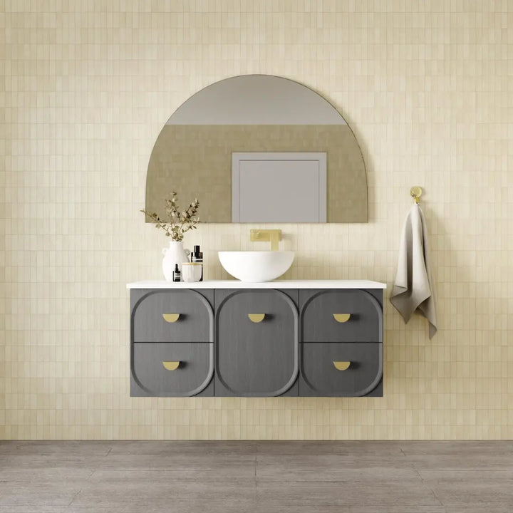 Port Wall Hung Vanity with top and basin Marquis