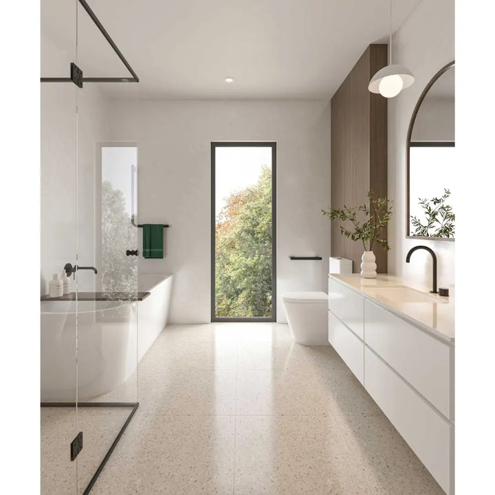 Plati 110 Acrylic Freestanding Corner bath - 1500mm with or without overflow Seima