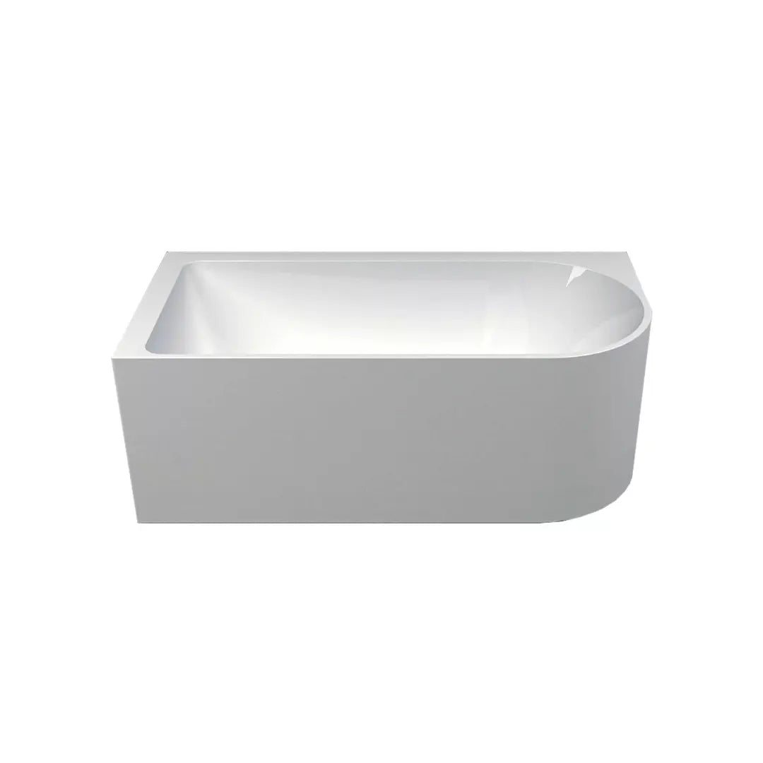 Plati 110 Acrylic Freestanding Corner bath - 1500mm with or without overflow Seima