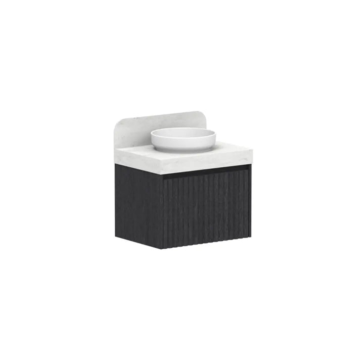 Harper Vanity Wall Hung with Solid Surface Top ADP