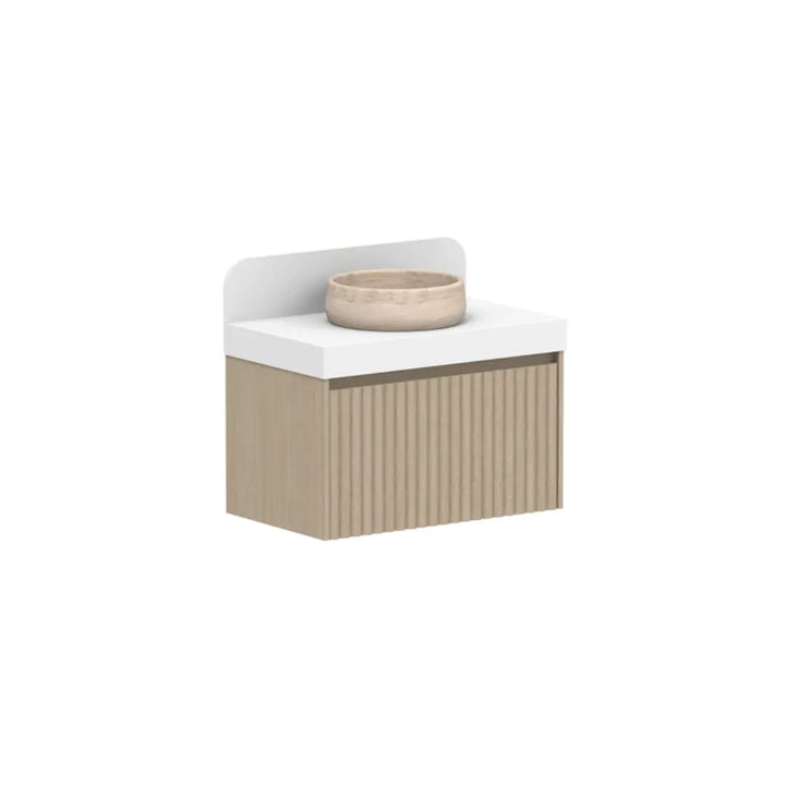 Harper Vanity Wall Hung with Solid Surface Top ADP