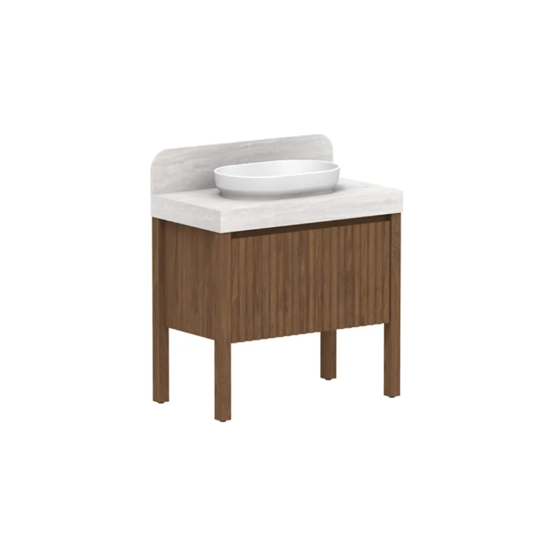 Harper Vanity with Legs (floor mounted) with Solid Surface Top ADP