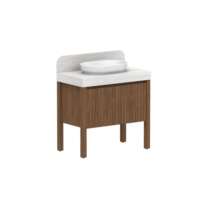 Harper Vanity with Legs (floor mounted) with Solid Surface Top ADP