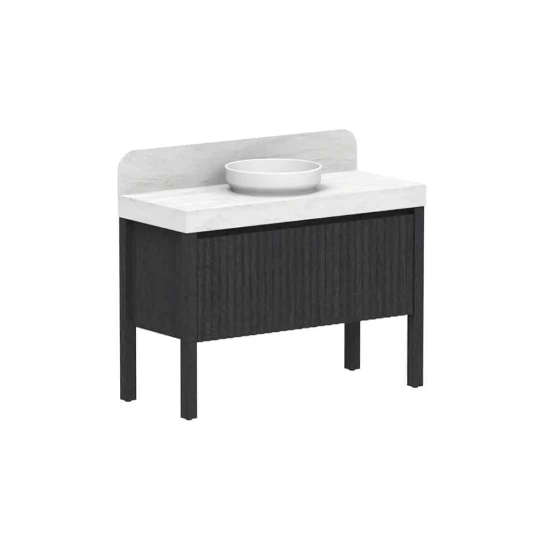 Harper Vanity with Legs (floor mounted) with Solid Surface Top ADP