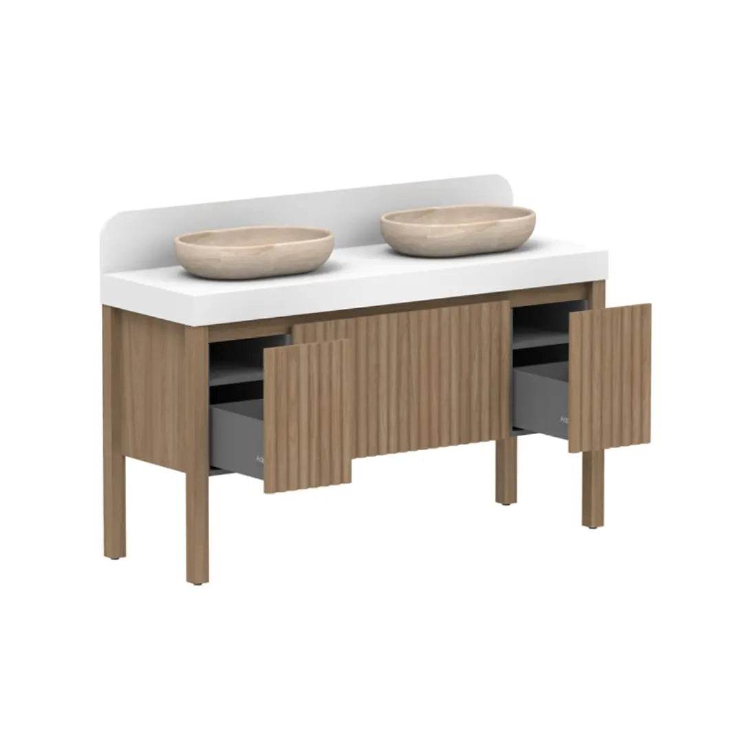 Harper Vanity with Legs (floor mounted) with Solid Surface Top ADP