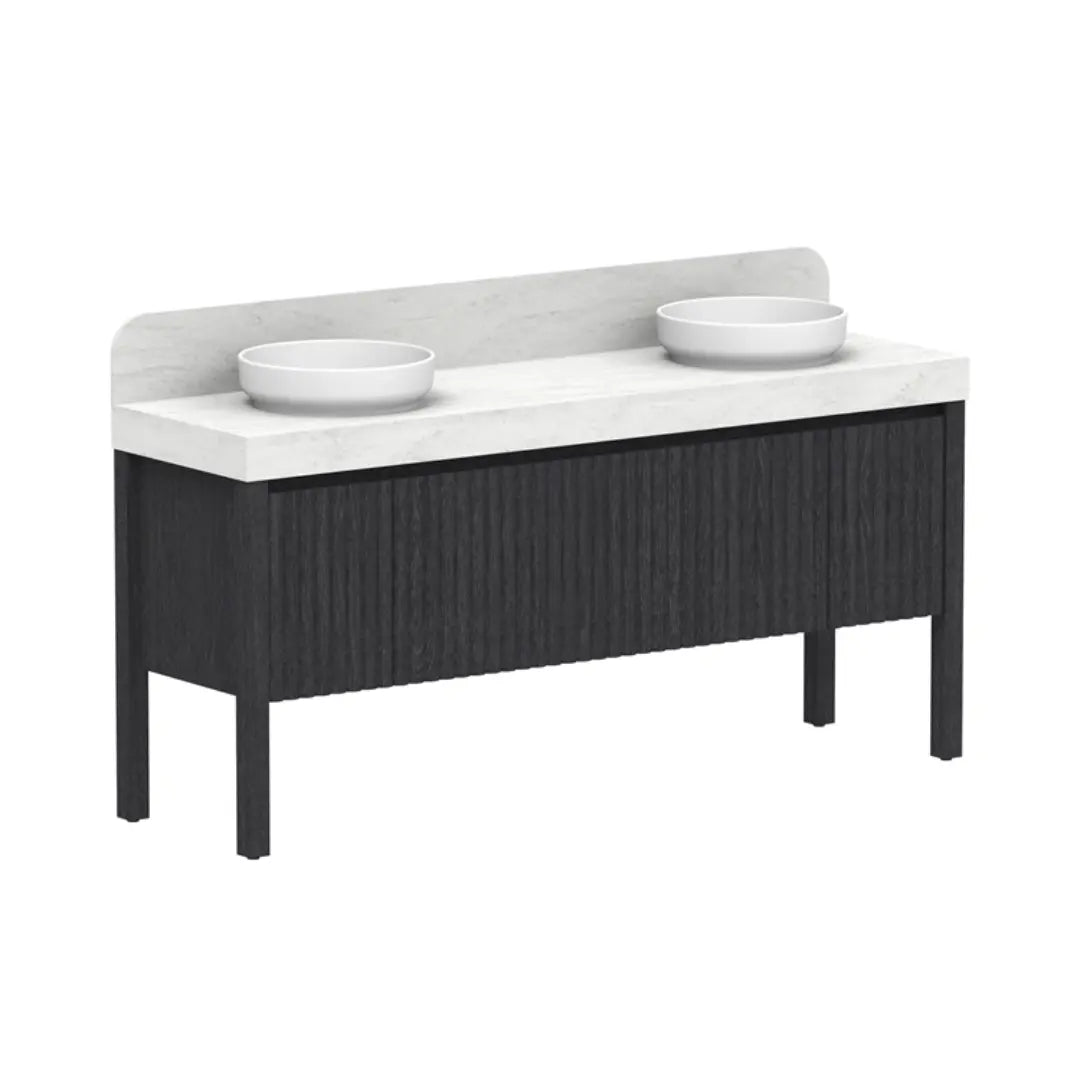 Harper Vanity with Legs (floor mounted) with Solid Surface Top ADP