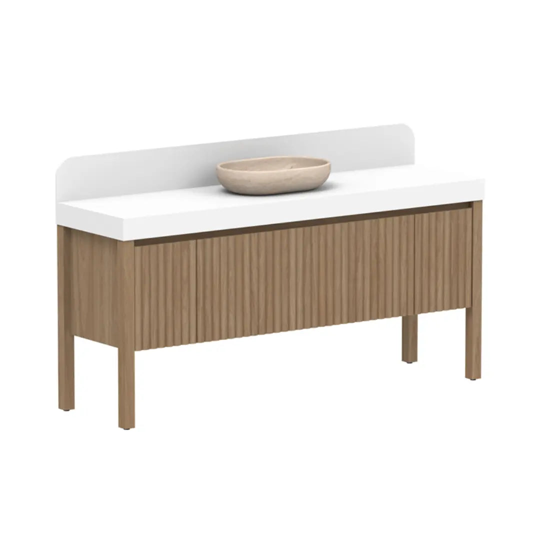 Harper Vanity with Legs (floor mounted) with Solid Surface Top ADP