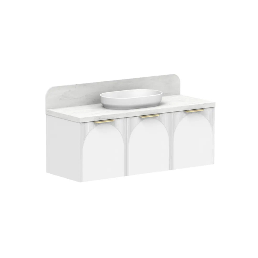 Archie Wall Hung Vanity with Solid Surface Top ADP