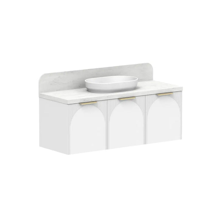 Archie Wall Hung Vanity with Solid Surface Top ADP