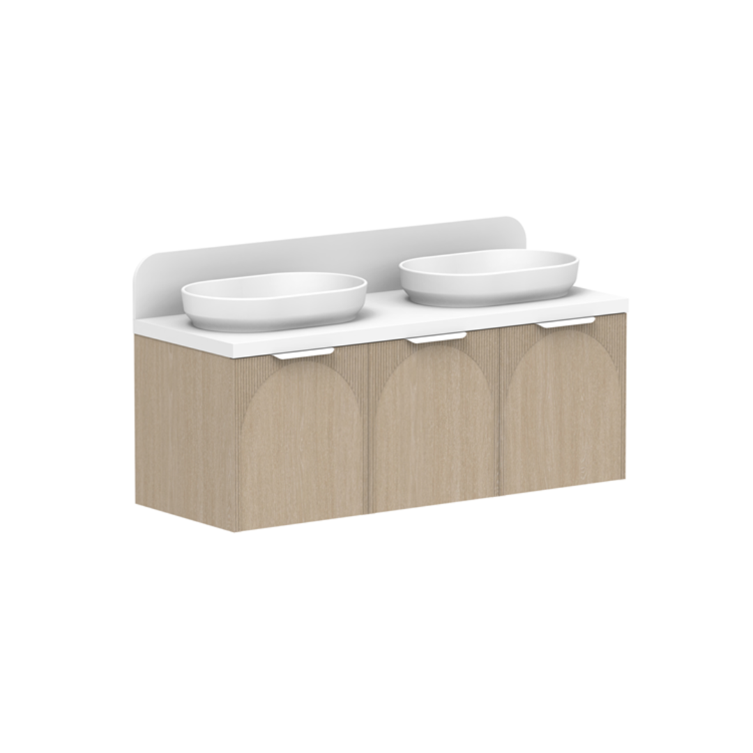 Archie Wall Hung Vanity with Solid Surface Top – Art Bathrooms