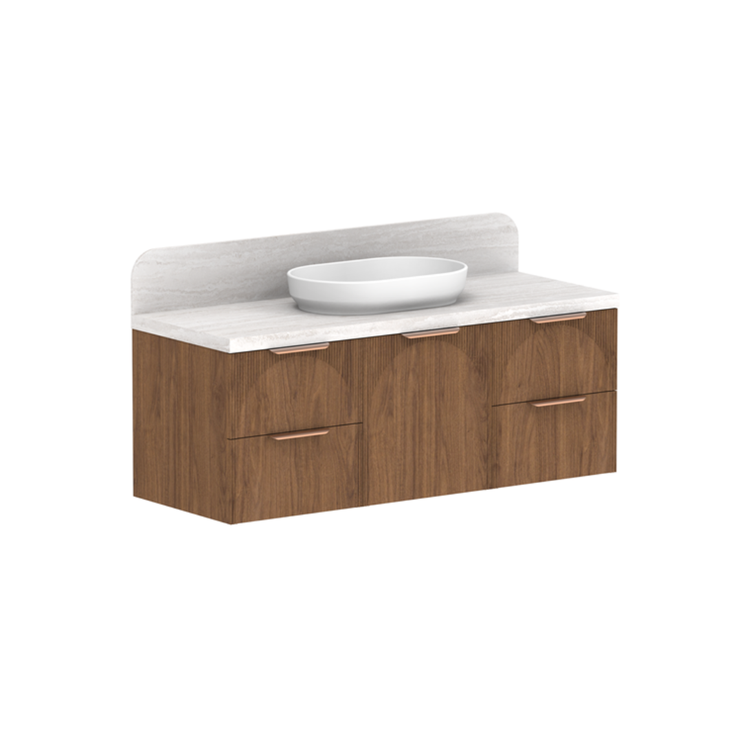 Archie Wall Hung Vanity with Solid Surface Top – Art Bathrooms