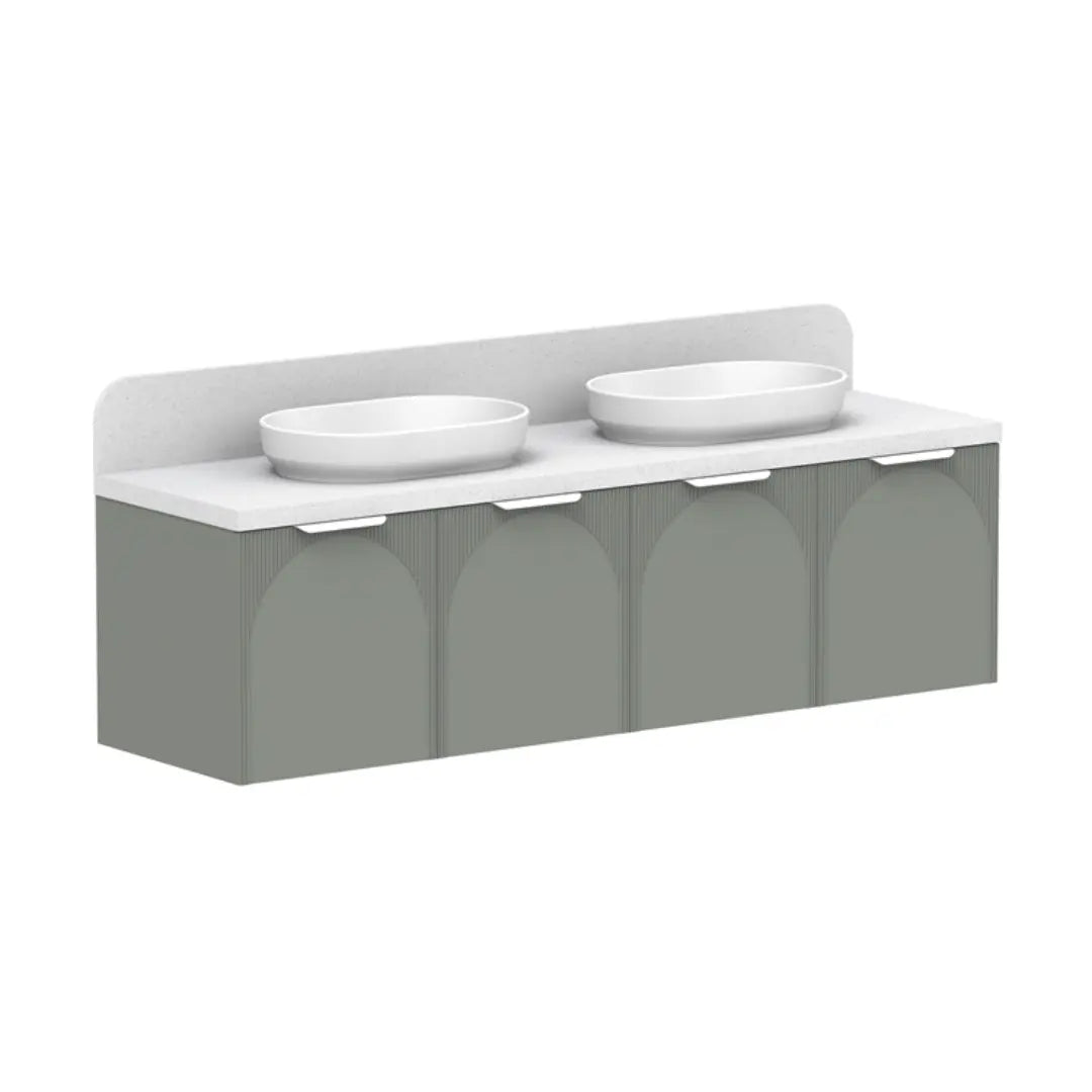 Archie Wall Hung Vanity with Solid Surface Top ADP