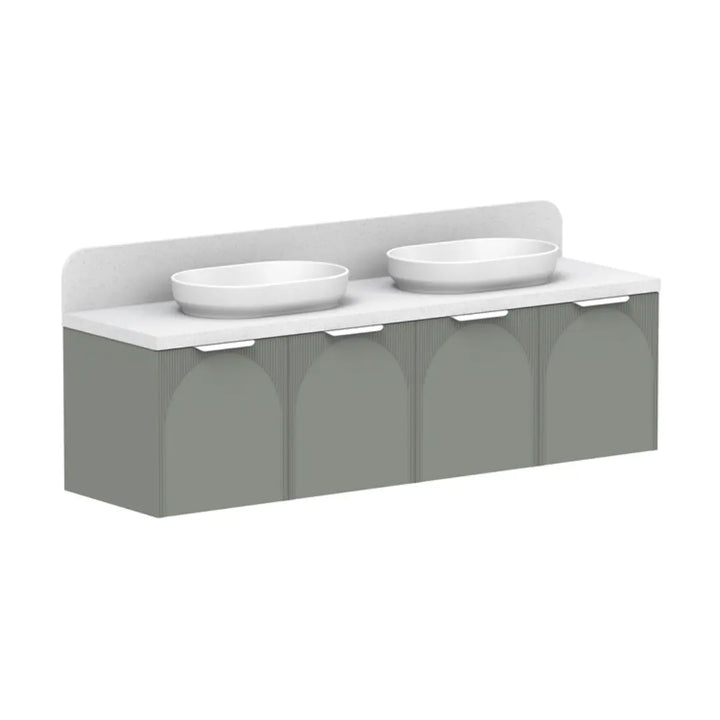 Archie Wall Hung Vanity with Solid Surface Top ADP