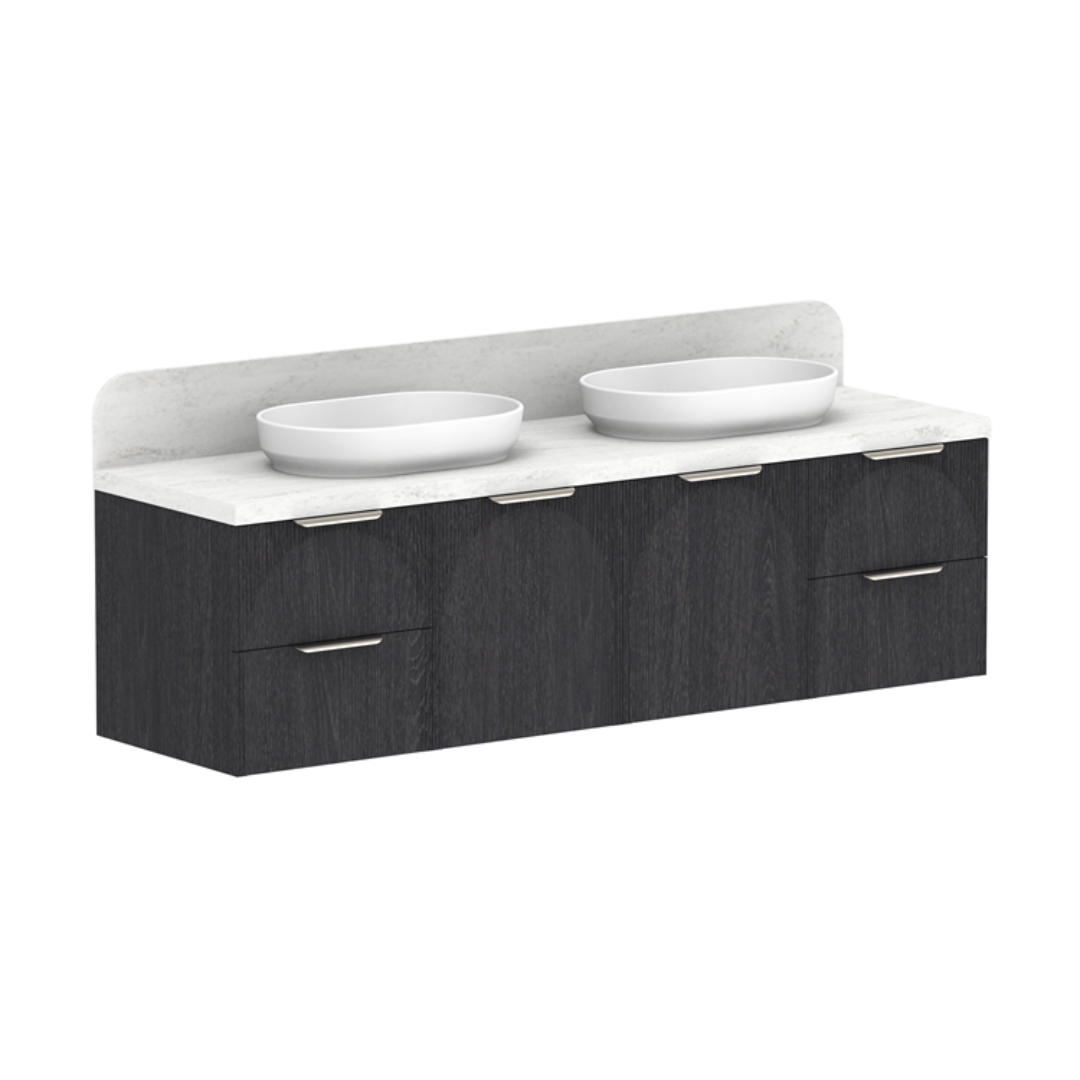 Archie Wall Hung Vanity with Solid Surface Top – Art Bathrooms