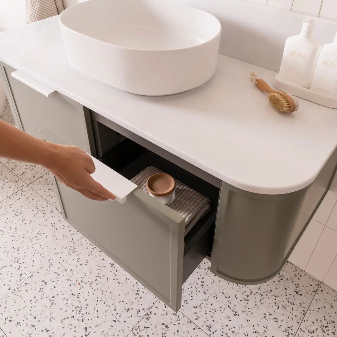 Flo Wall Hung Vanity with Solid Surface Top ADP