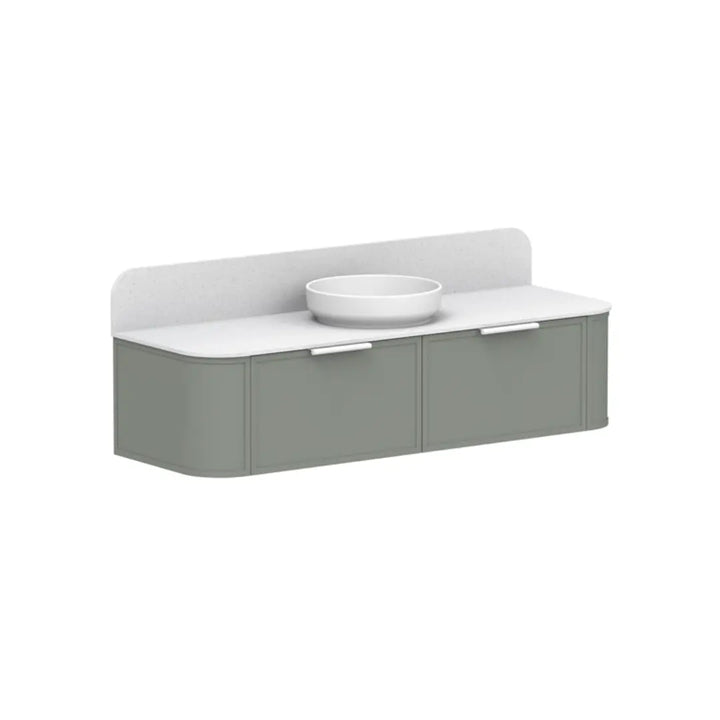 Flo Wall Hung Vanity with Solid Surface Top ADP