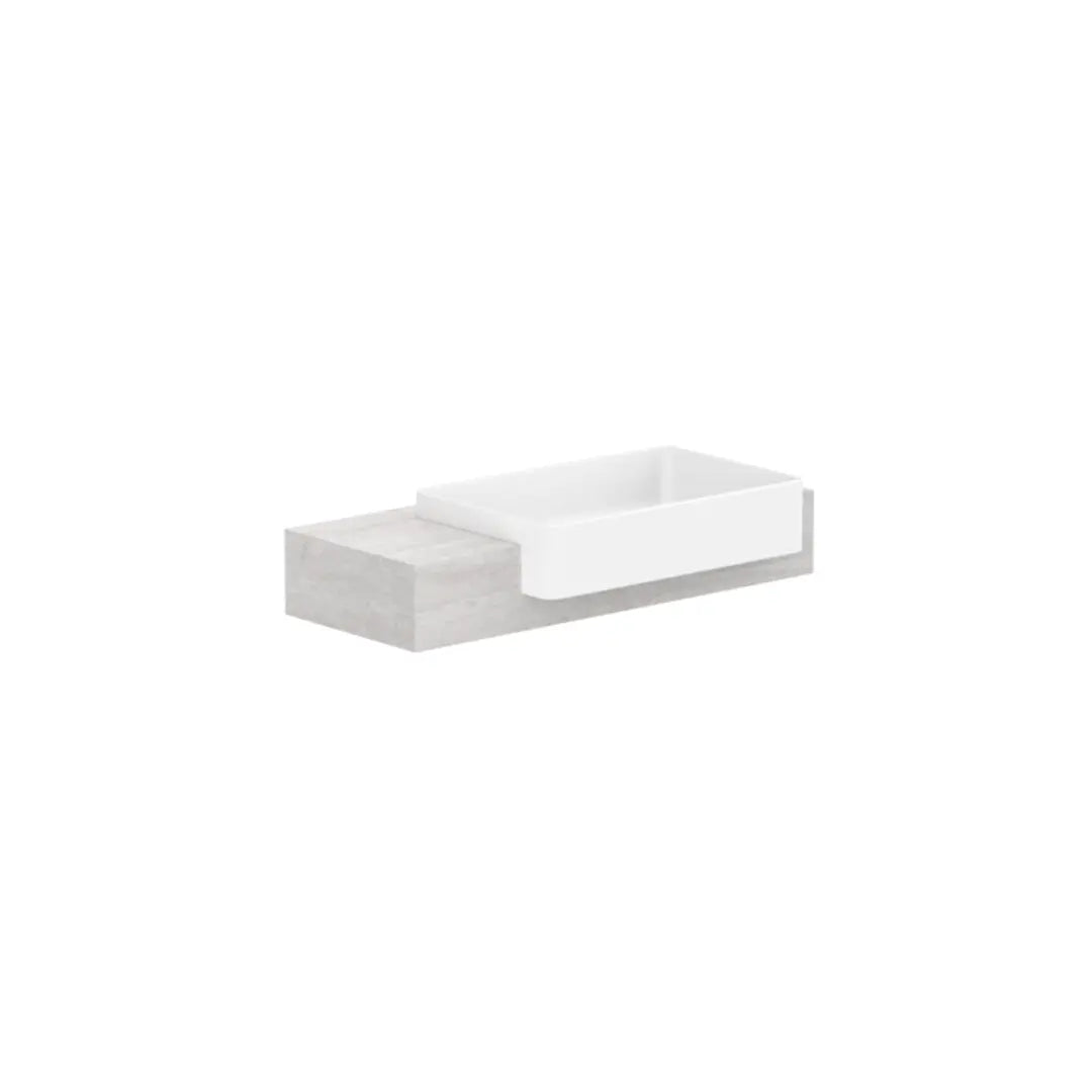 Michel Semi-Recessed Wall Hung Vanity ADP
