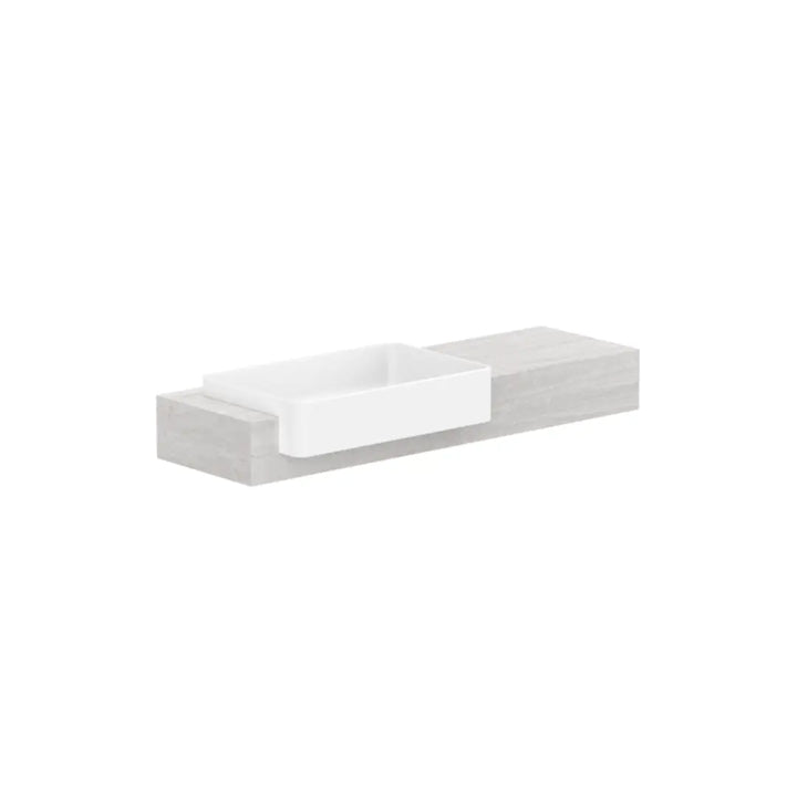 Michel Semi-Recessed Wall Hung Vanity ADP