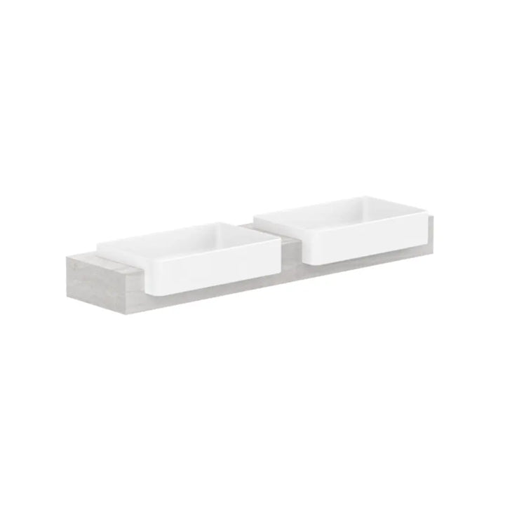 Michel Semi-Recessed Wall Hung Vanity ADP