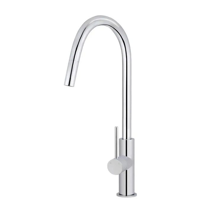 ROUND PICCOLA PULL OUT KITCHEN MIXER TAP Meir