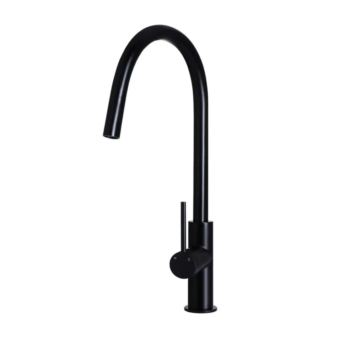ROUND PICCOLA PULL OUT KITCHEN MIXER TAP Meir