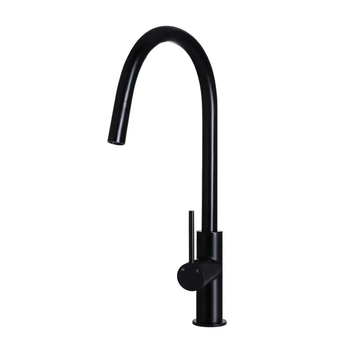 ROUND PICCOLA PULL OUT KITCHEN MIXER TAP Meir