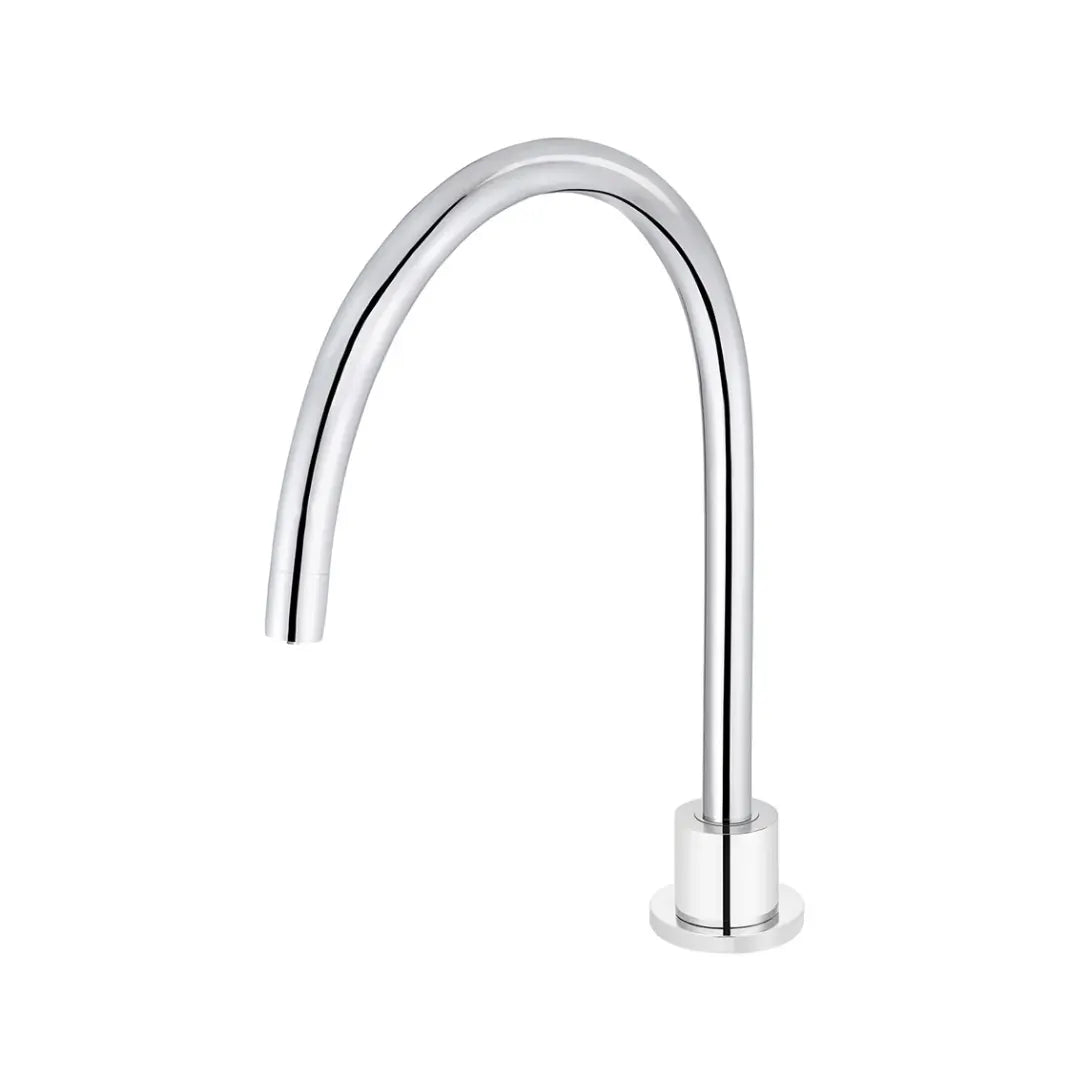 ROUND GOOSENECK HIGH-RISE SWIVEL HOB SPOUT Meir