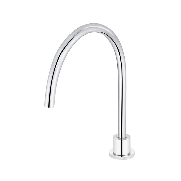 ROUND GOOSENECK HIGH-RISE SWIVEL HOB SPOUT Meir