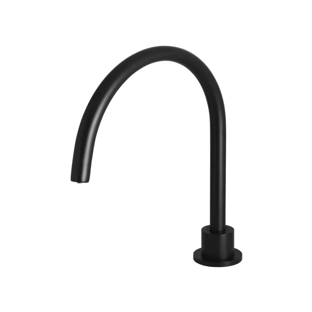 ROUND GOOSENECK HIGH-RISE SWIVEL HOB SPOUT Meir