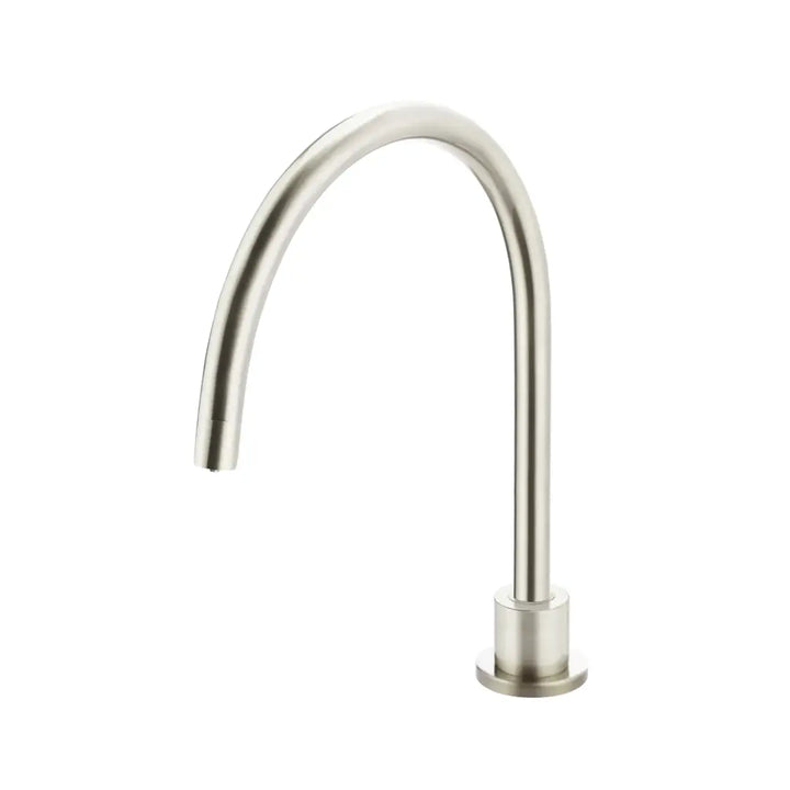 ROUND GOOSENECK HIGH-RISE SWIVEL HOB SPOUT Meir