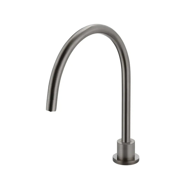 ROUND GOOSENECK HIGH-RISE SWIVEL HOB SPOUT Meir