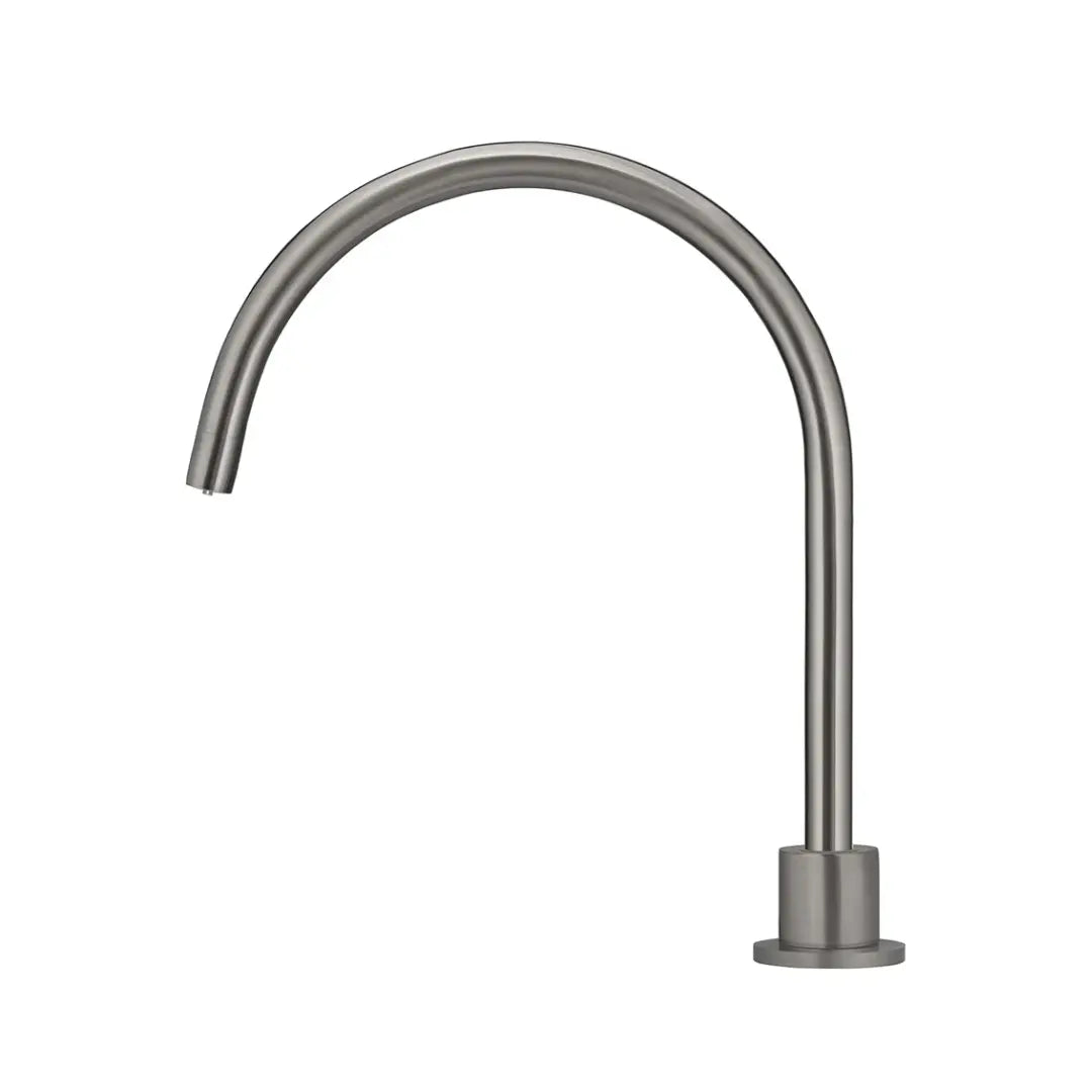 ROUND GOOSENECK HIGH-RISE SWIVEL HOB SPOUT Meir