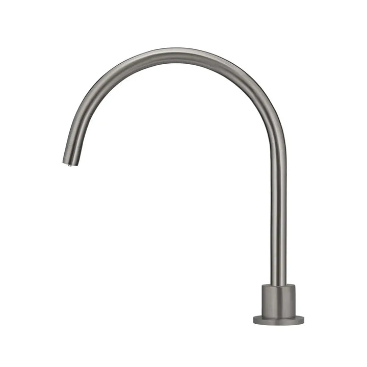 ROUND GOOSENECK HIGH-RISE SWIVEL HOB SPOUT Meir
