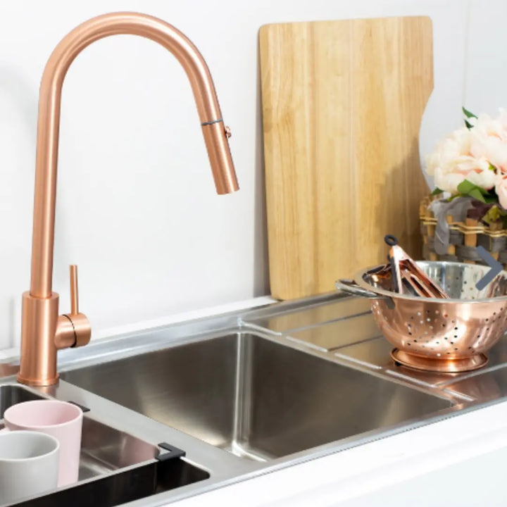 XACTA Maxi Retractable Pull Out Mixer with Dual Spray XpressFit by Suprema