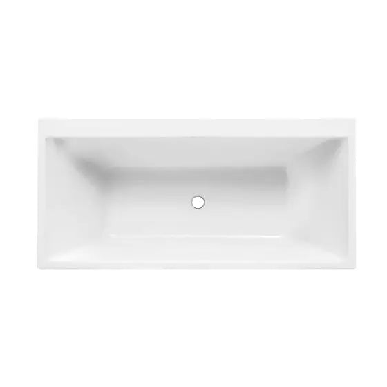 BIANCO  1400/1500/1700mm BACK-TO-WALL/CORNER FREESTANDING BATH acrylic - overflow optional Decina