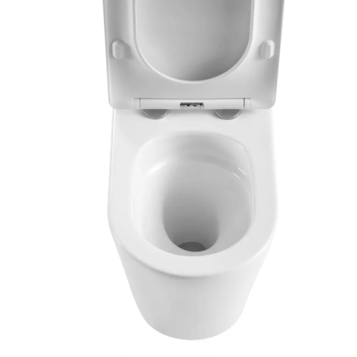 Zero Extra High Rimless WhirlPool Flushing Back to Wall Toilet Suite Zumi Bathware