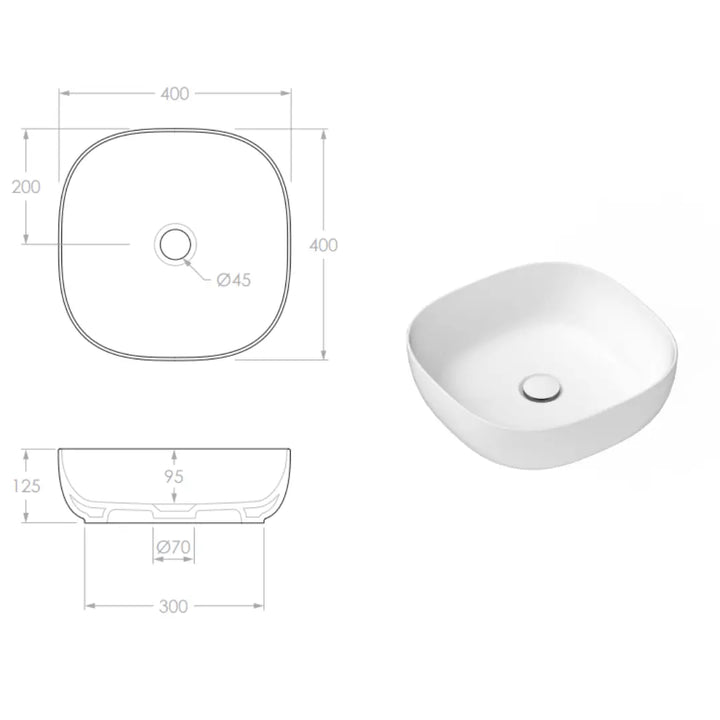 Glam Square Scarabeo Basin ADP