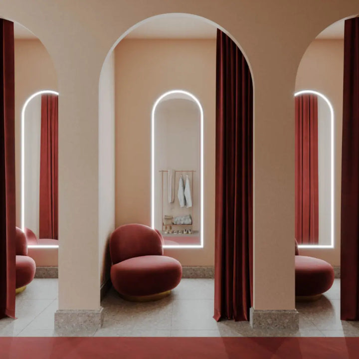 Great Great Arch Full-Length LED Mirror Remer